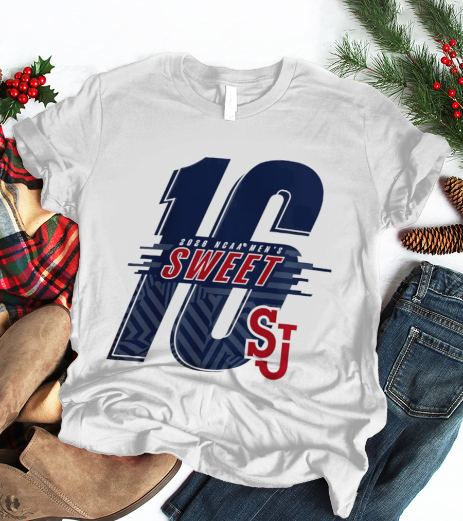 St. John's 2026 NCAA Men's Basketball Sweet 16 SJU T-Shirt