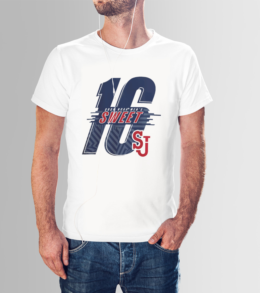 St. John's 2026 NCAA Men's Basketball Sweet 16 SJU T-Shirt