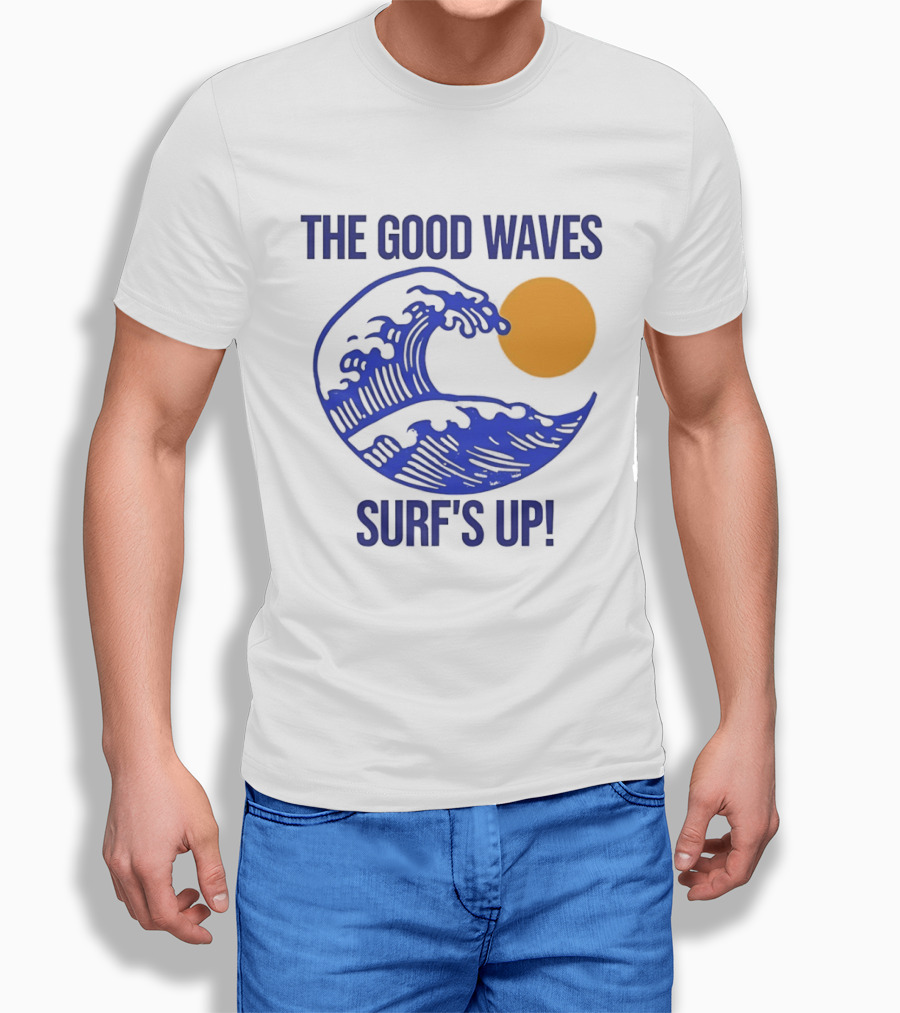 The Good Waves Surf's Up Sun And Wave T-Shirt