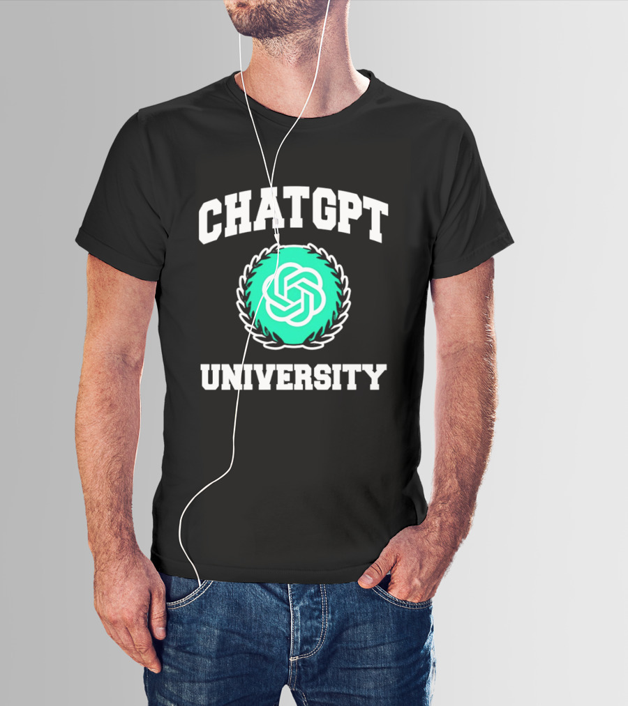Chat GPT University Crest T-Shirt