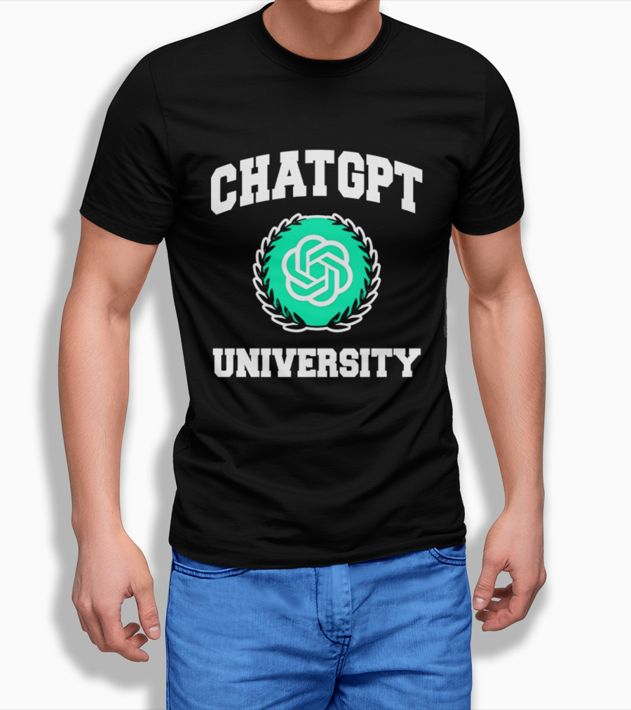 Chat GPT University Crest T-Shirt