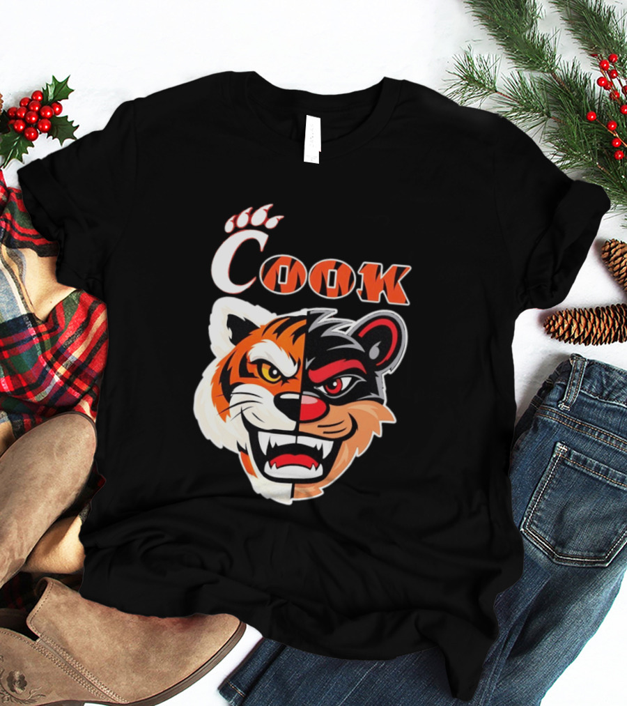 Cincinnati Bengals Bearcats Cook Split Face T-Shirt