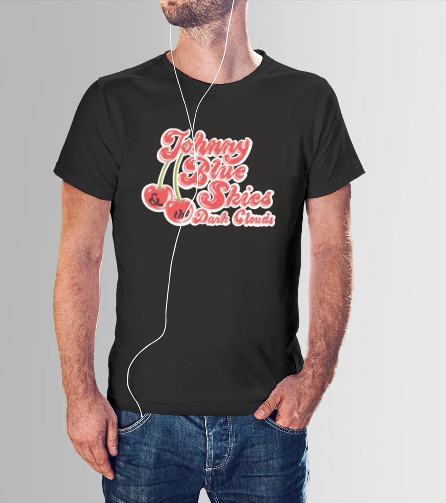 Johnny Blue Skies And The Dark Clouds Cherries T-Shirt