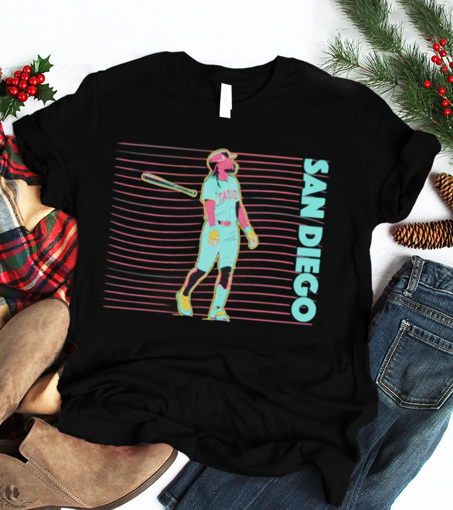 Fernando Tatis Jr San Diego Padres Neon Nights Baseball T-Shirt