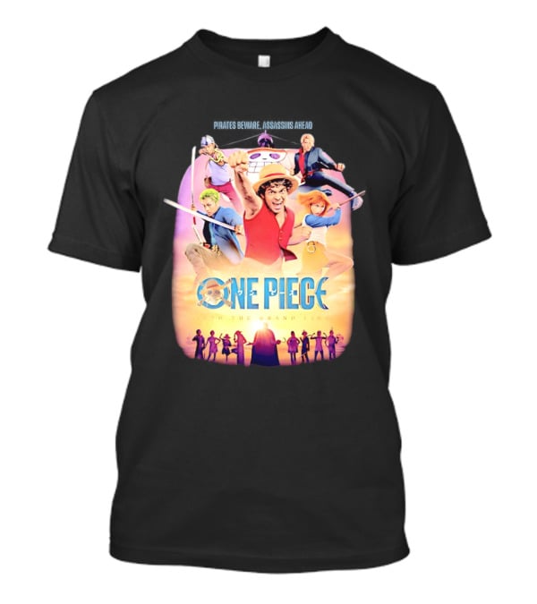 One Piece Luffy And Friends Pirates Journey To The Grand Line T-Shirt