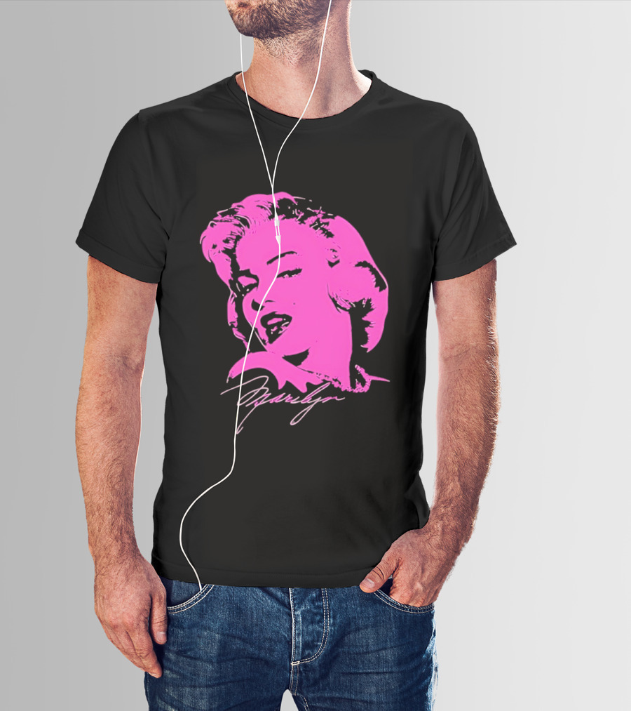 Marilyn Monroe Pink Pop T-Shirt