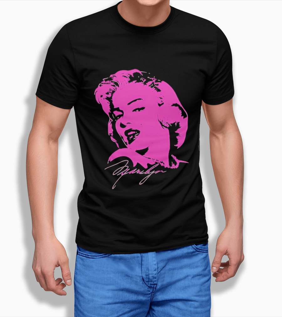 Marilyn Monroe Pink Pop T-Shirt