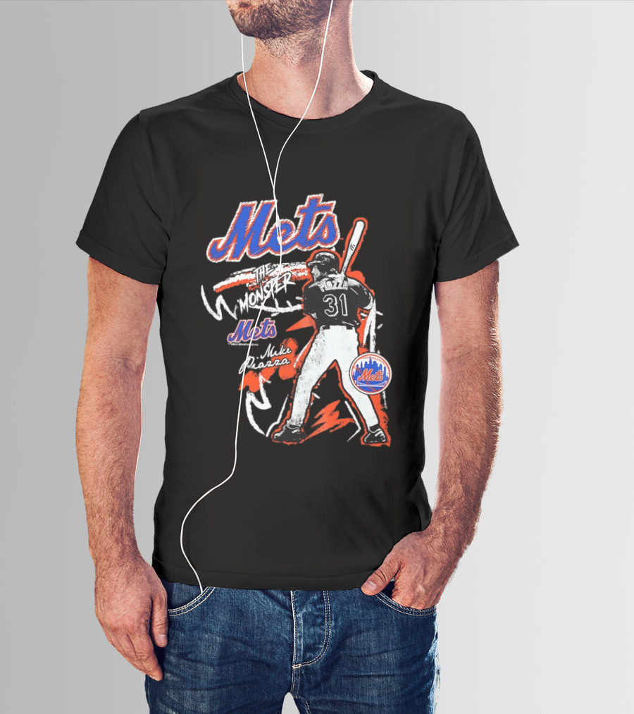 Mets Mike Piazza The Monster New York Mets 31 T-Shirt