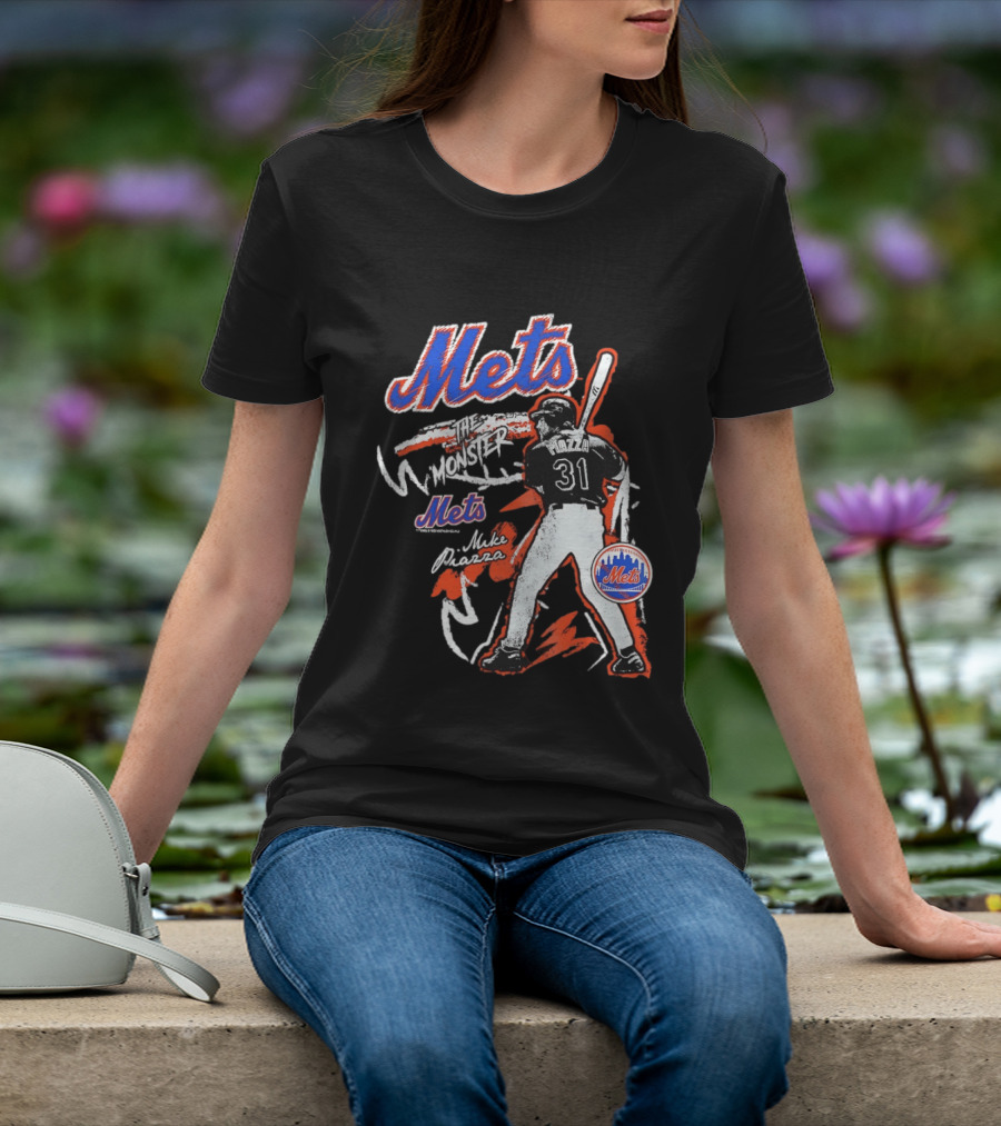 Mets Mike Piazza The Monster New York Mets 31 T-Shirt