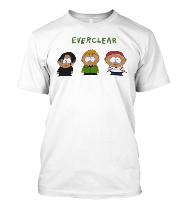 South Park Characters Everclear Band Cartoon T-Shirt