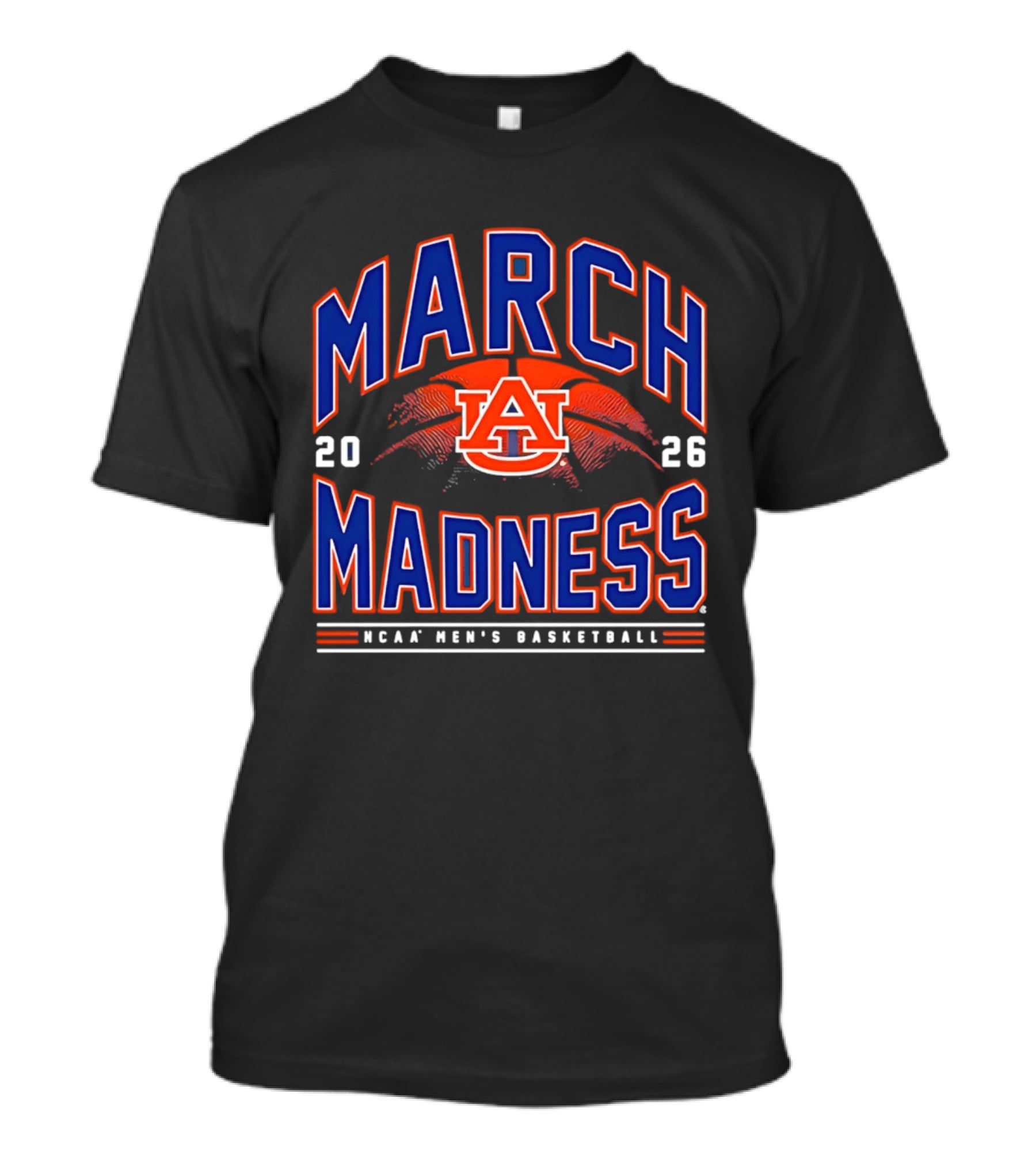 Auburn Tigers 2026 NCAA March Madness Men's Basketball T-Shirt