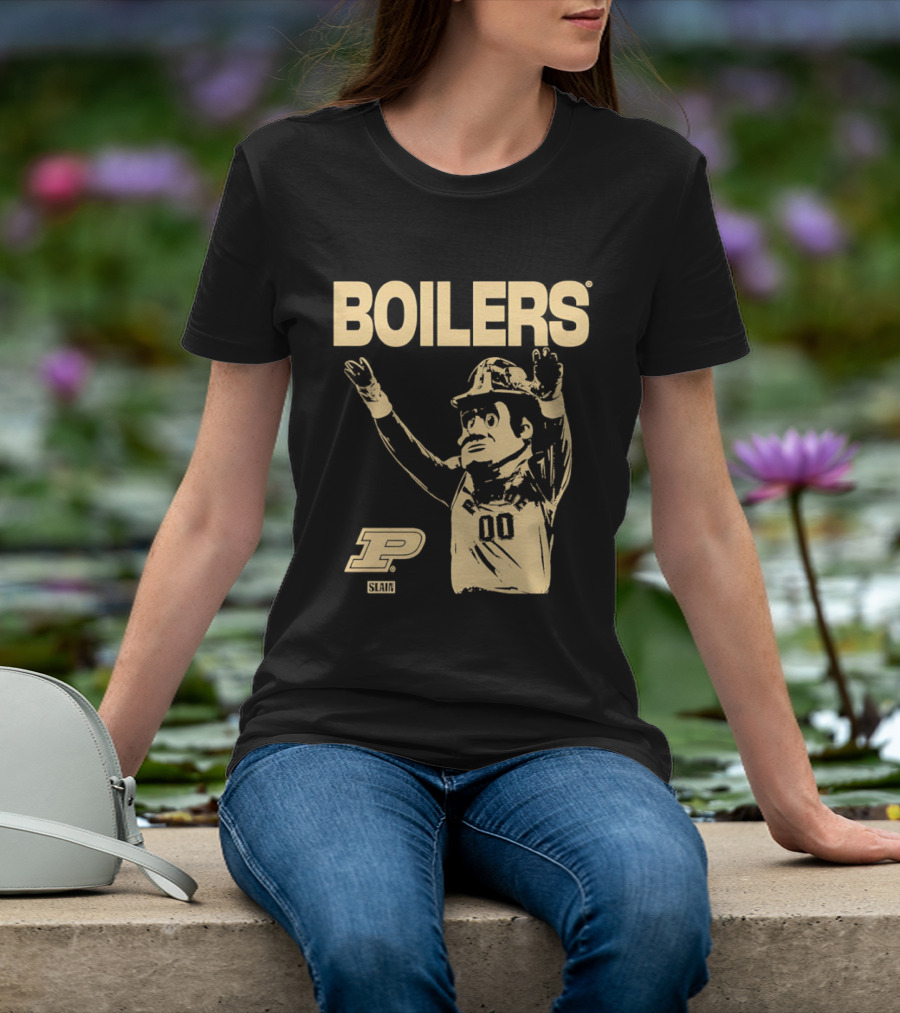 Boilers Purdue Boilermakers Slam Magazine Retro Team Spirit T-Shirt