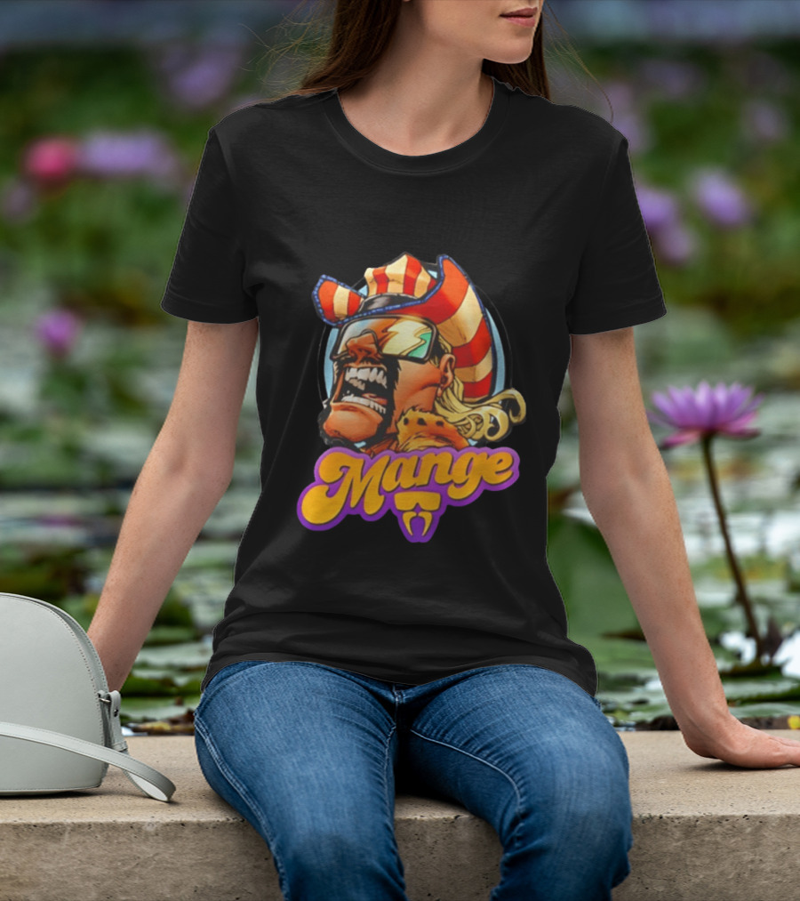 Mange Celebrate All Things Bold Comic Style Retro Hero T-Shirt