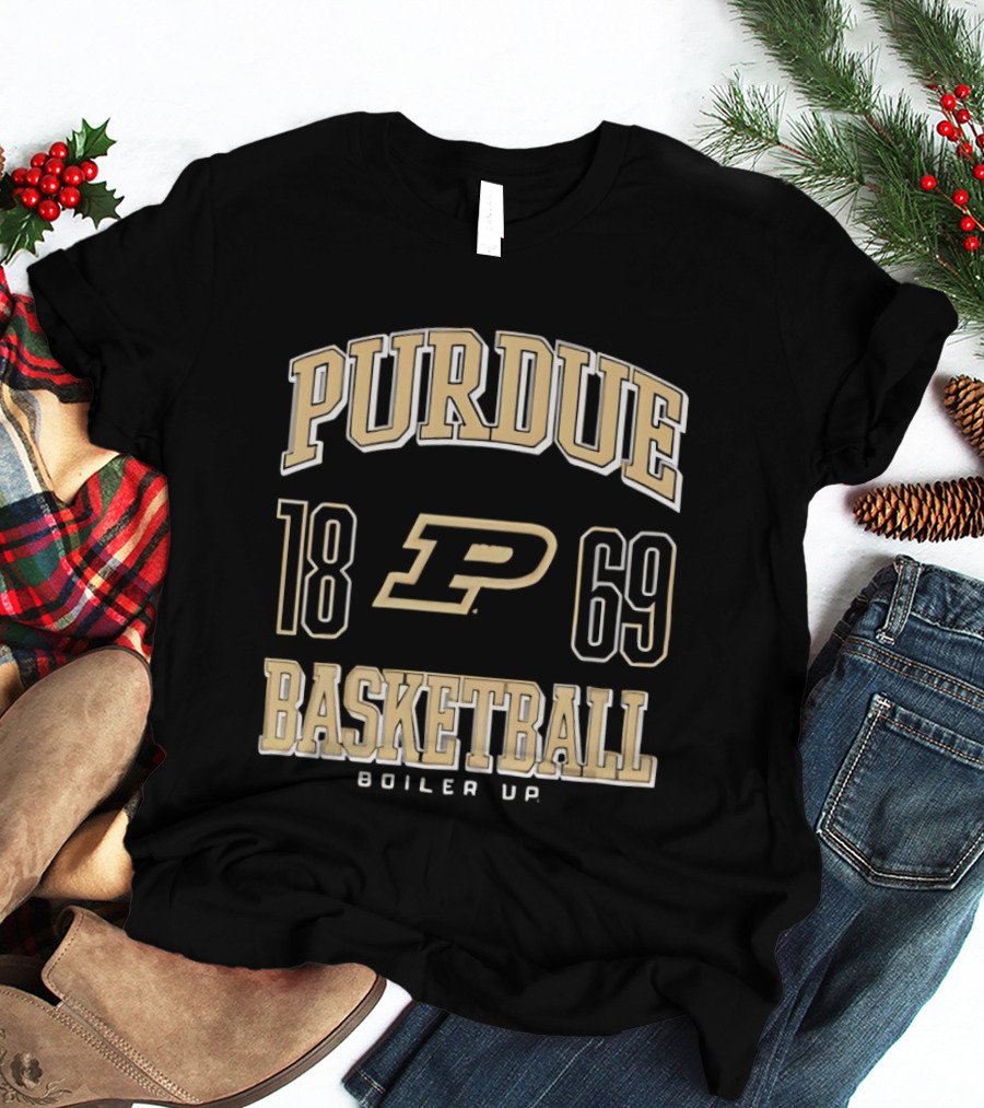 Purdue Basketball Boiler Up 1869 T-Shirt