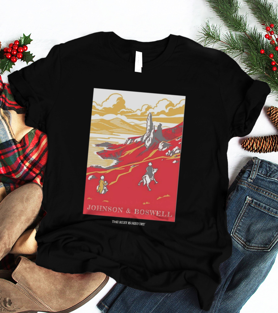 Johnson And Boswell Journey Through Red Landscape And History T-Shirt