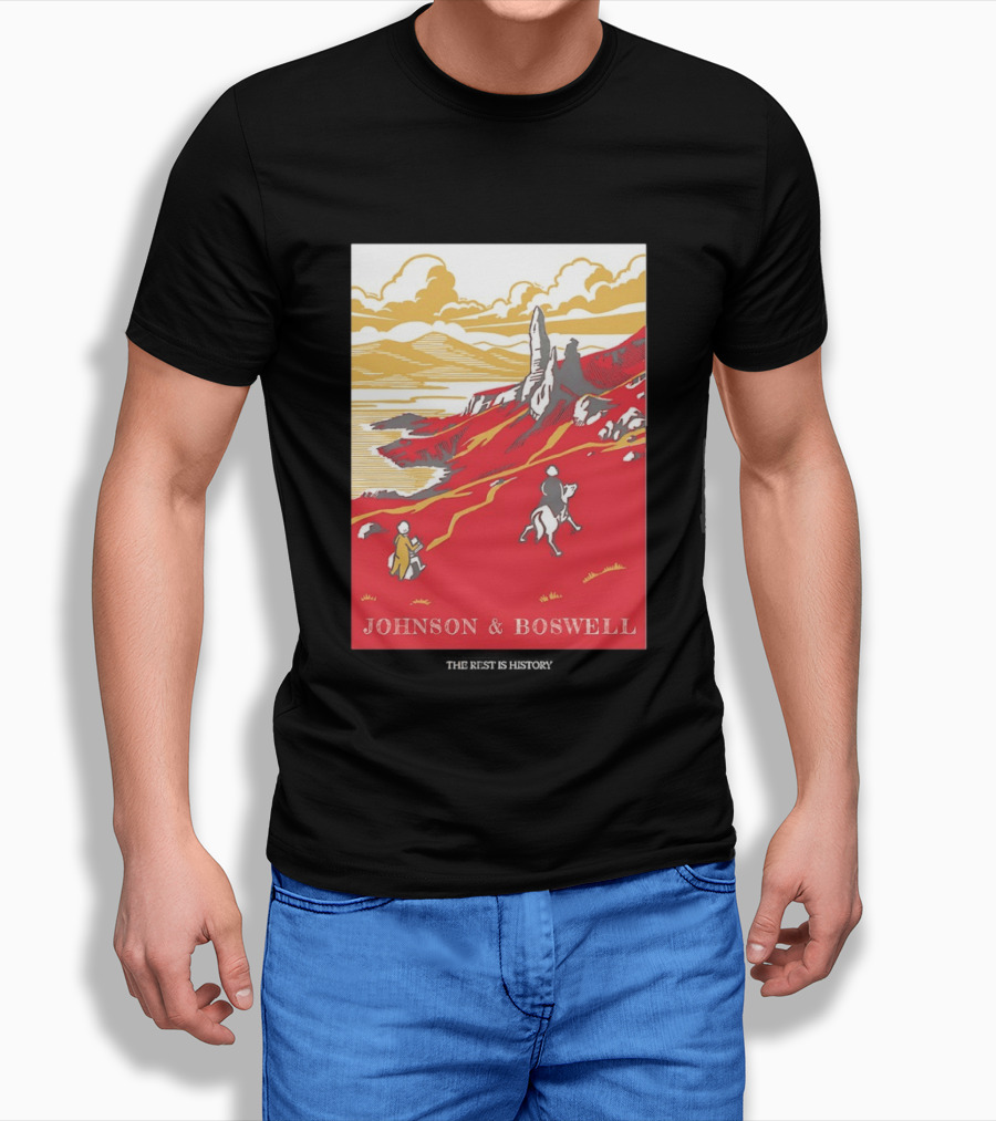 Johnson And Boswell Journey Through Red Landscape And History T-Shirt