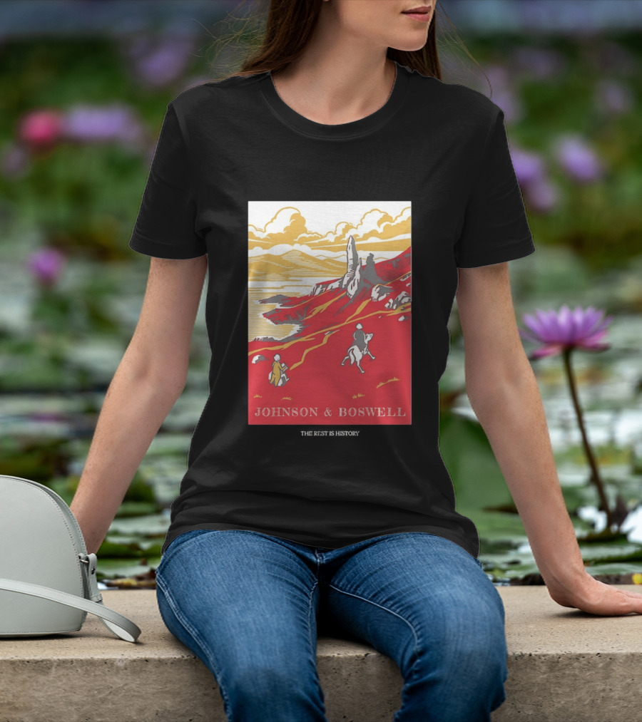 Johnson And Boswell Journey Through Red Landscape And History T-Shirt