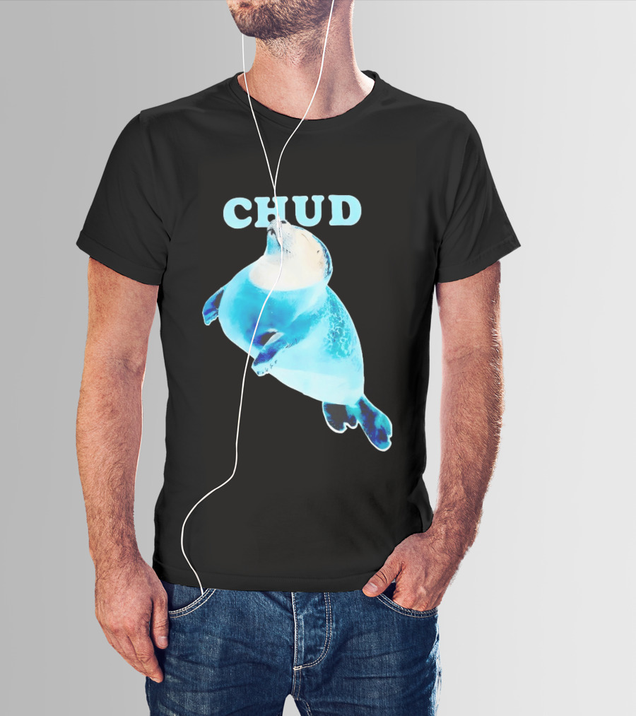 CHUD Seal Floating In Blue Water T-Shirt