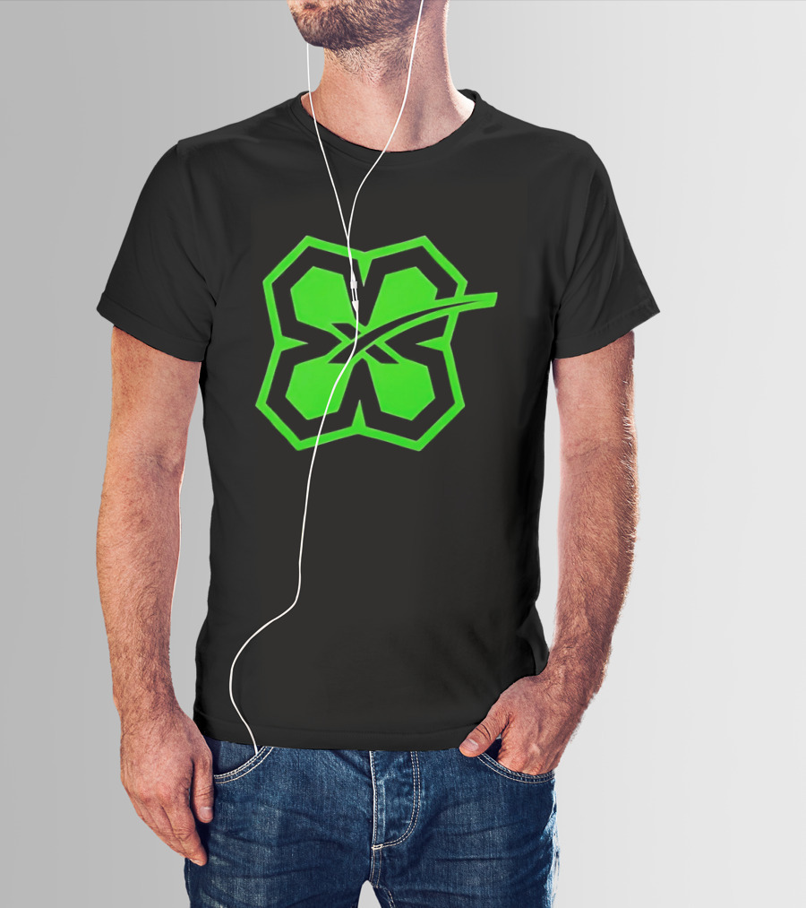 Lucky Four Leaf Clover Symbol Green T-Shirt