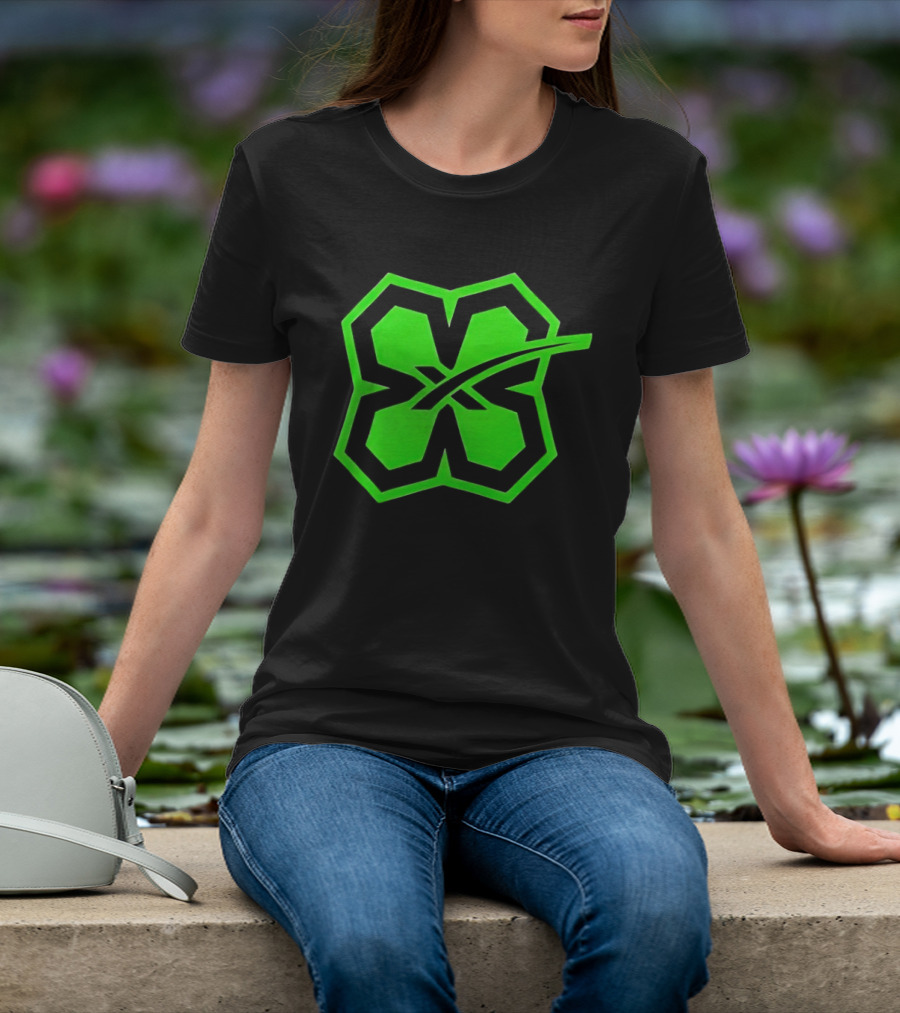 Lucky Four Leaf Clover Symbol Green T-Shirt
