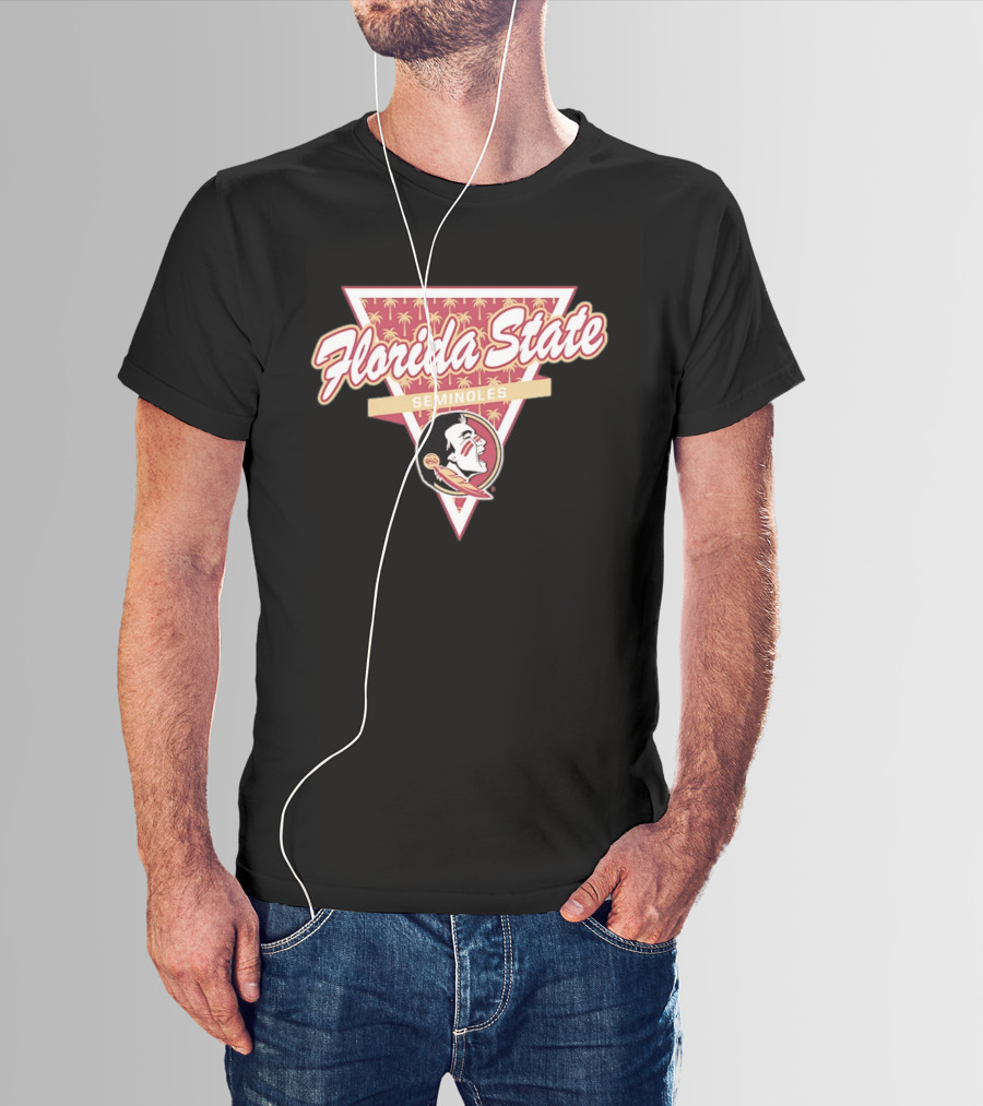 Florida State Seminoles Palm Tree Triangle T-Shirt