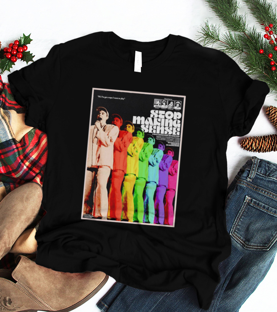 Stop Making Sense Rainbow Concert Film T-Shirt