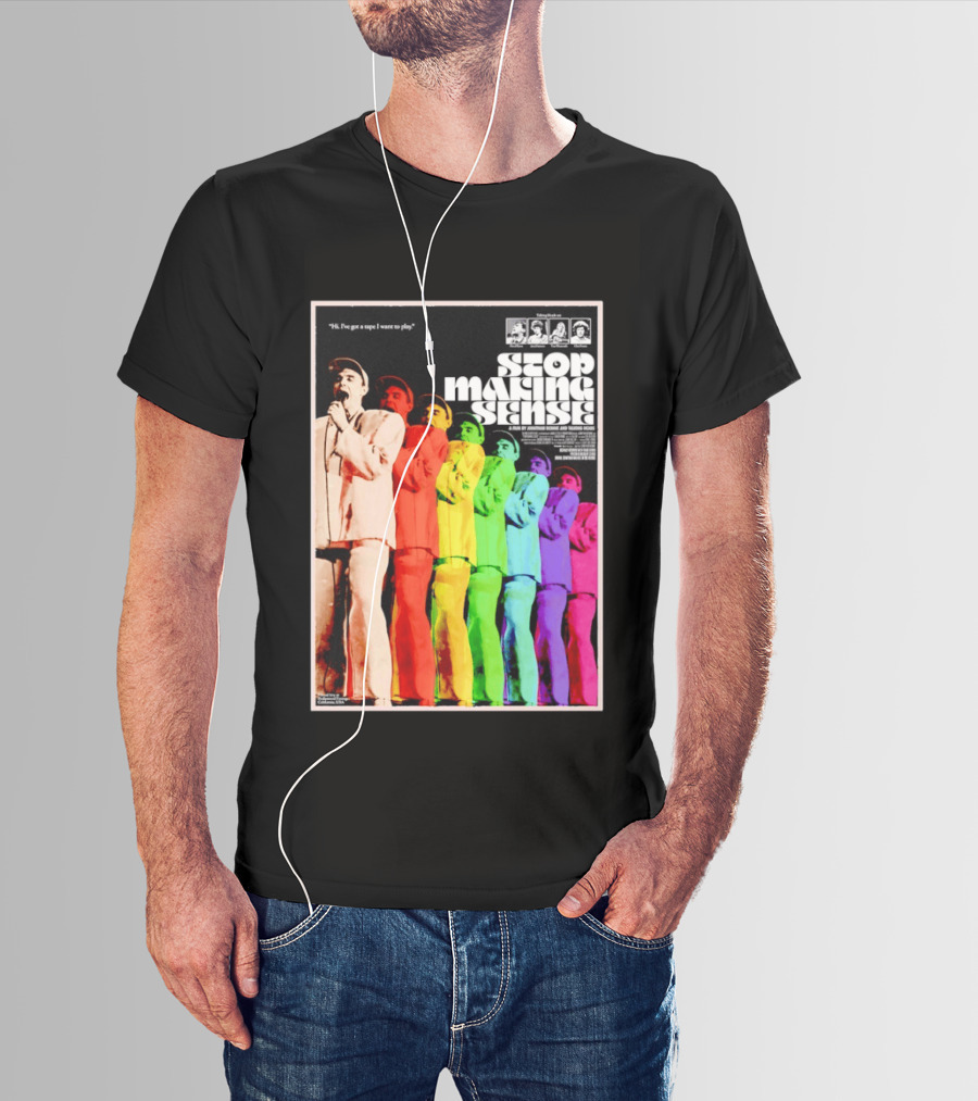 Stop Making Sense Rainbow Concert Film T-Shirt