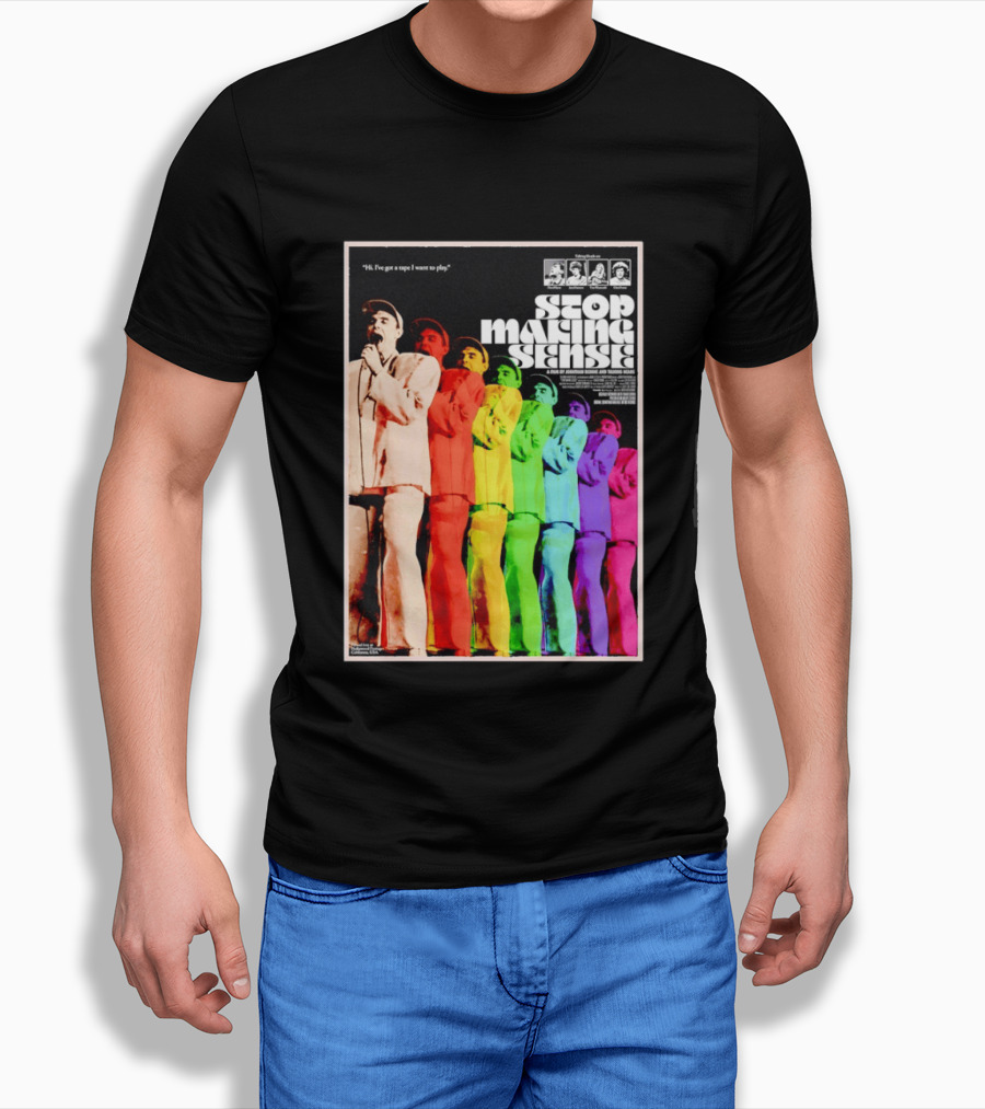 Stop Making Sense Rainbow Concert Film T-Shirt
