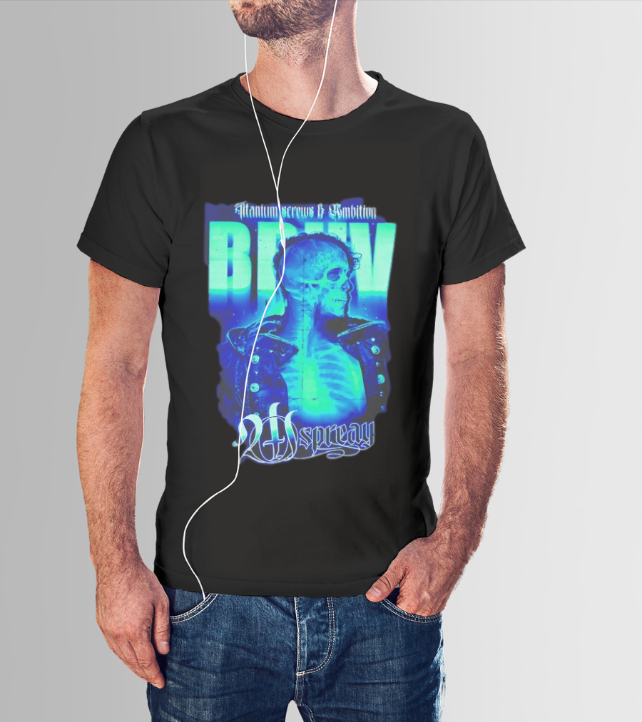 Titanium Screws Ambition Brutal Ospreay T-Shirt