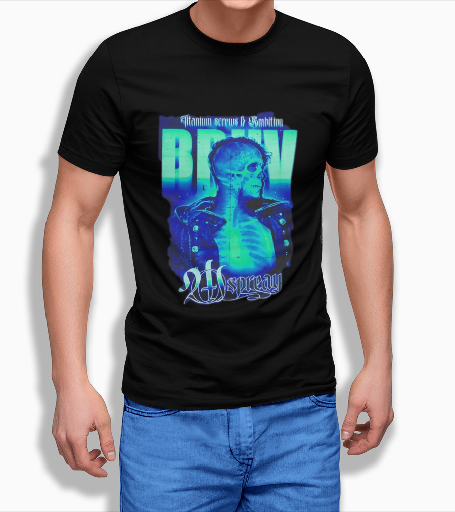 Titanium Screws Ambition Brutal Ospreay T-Shirt