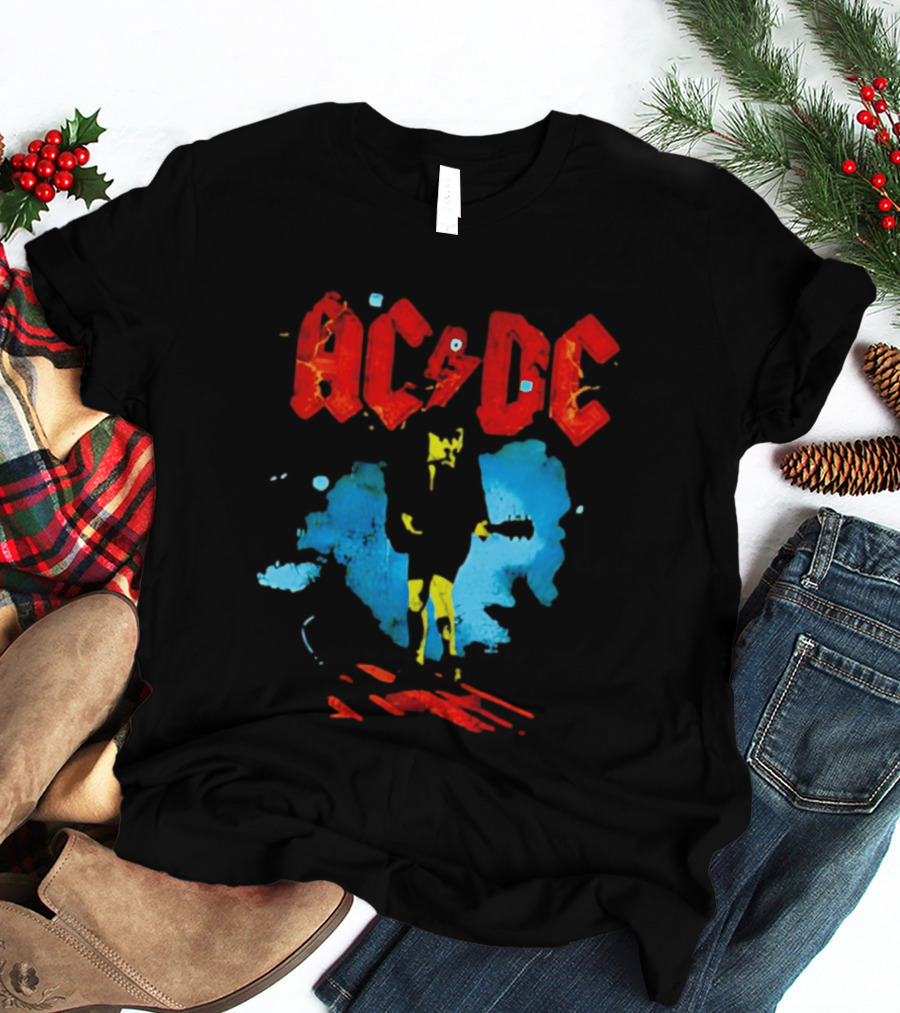 ACDC Angus Young On Stage Rock Legend T-Shirt