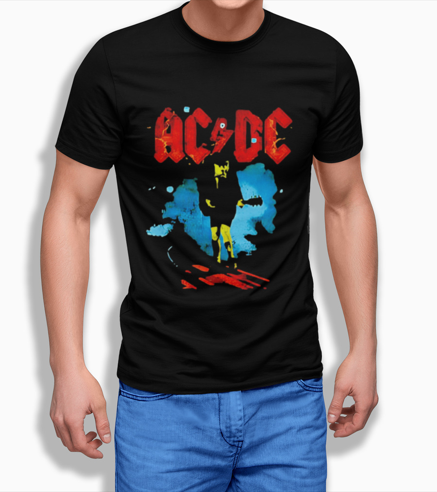 ACDC Angus Young On Stage Rock Legend T-Shirt