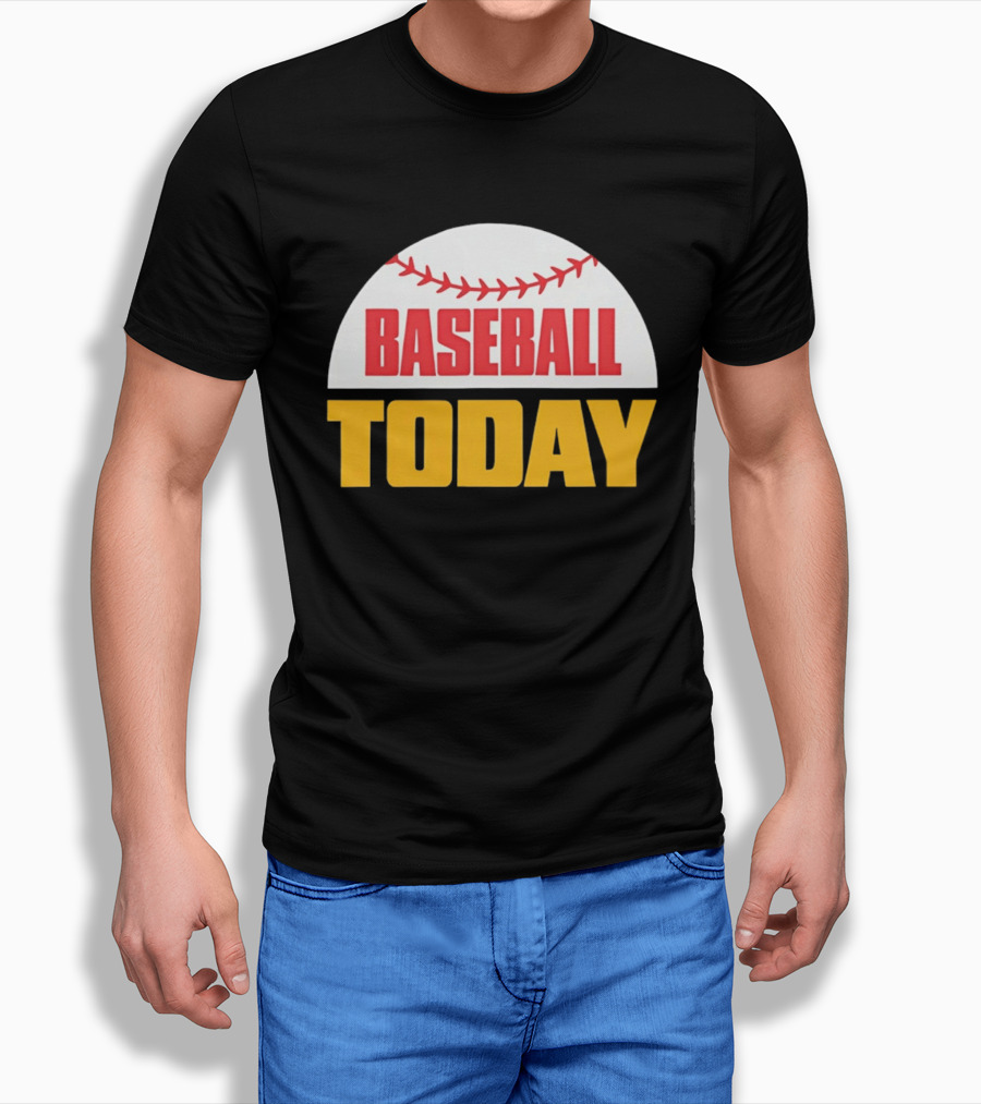 Baseball Today Embroidered 2026 Vintage Style Sports T-Shirt