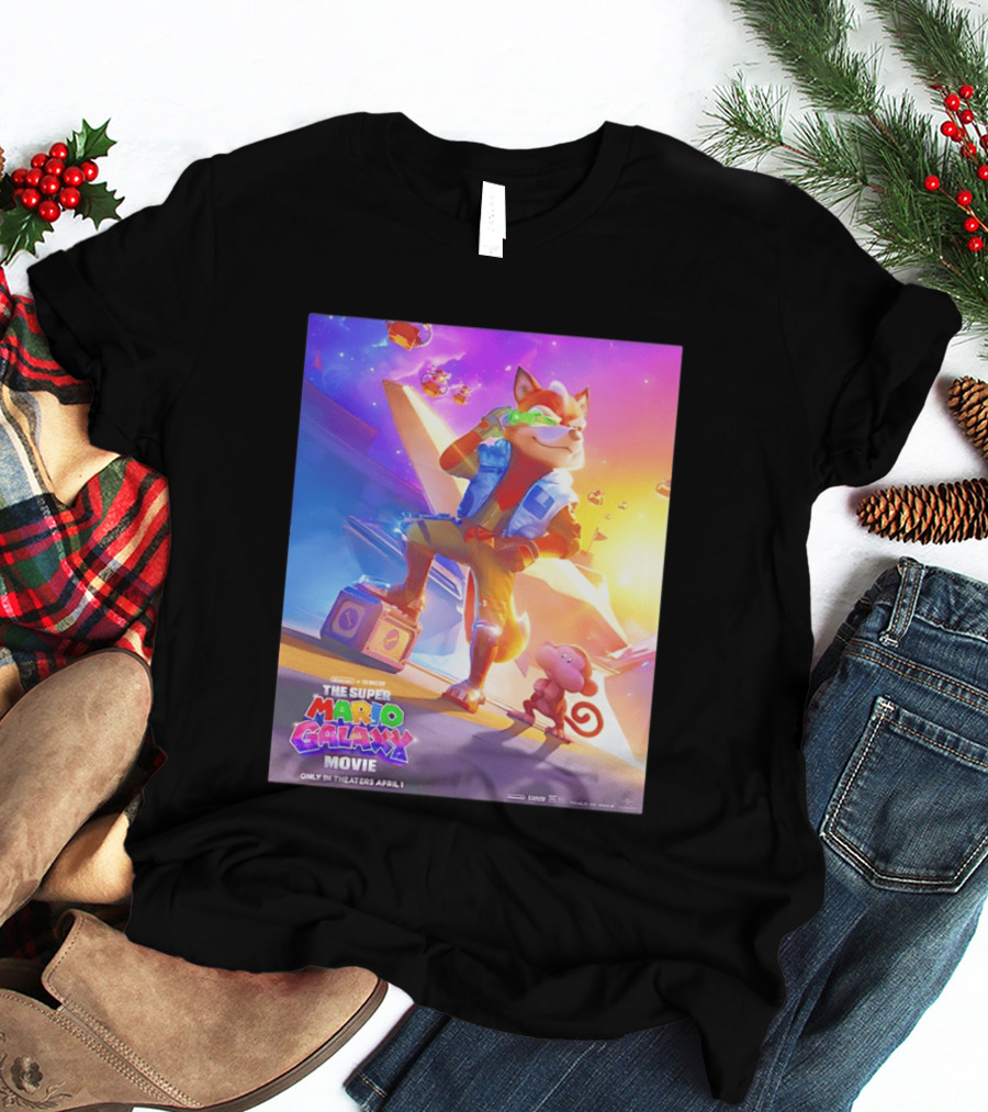 The Super Mario Galaxy Movie Featuring Fox McCloud Teaser T-Shirt