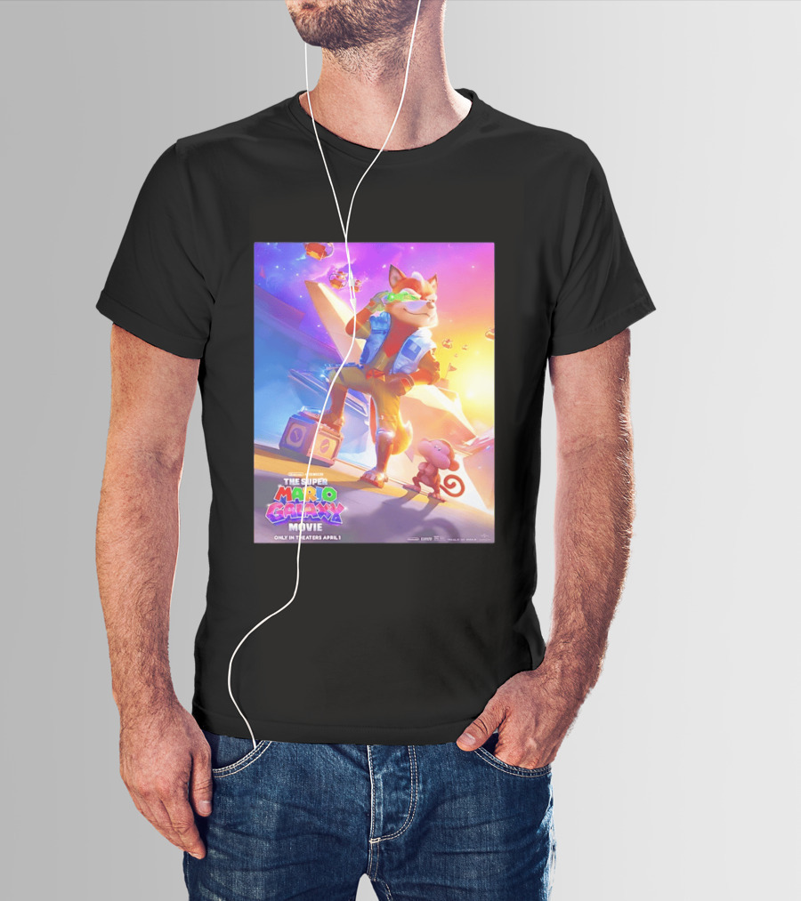 The Super Mario Galaxy Movie Featuring Fox McCloud Teaser T-Shirt