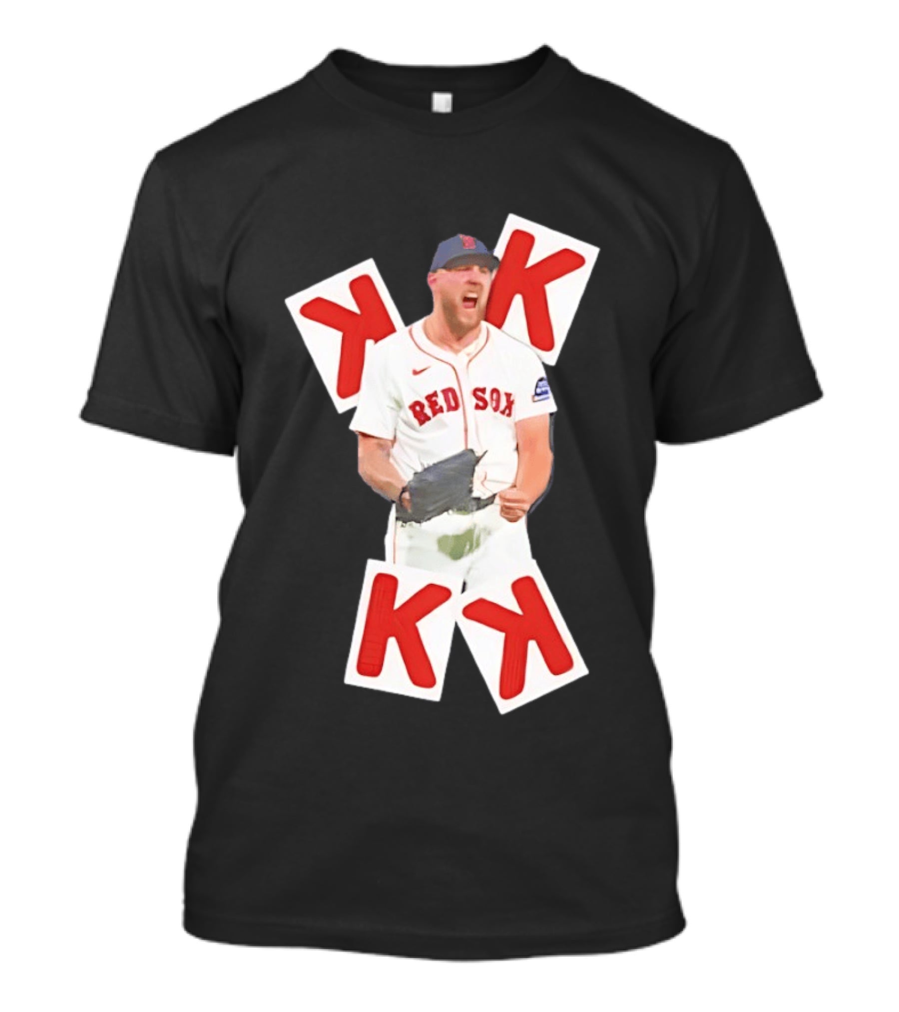 Garrett Crochet Red Sox Strikeout K Cards T-Shirt