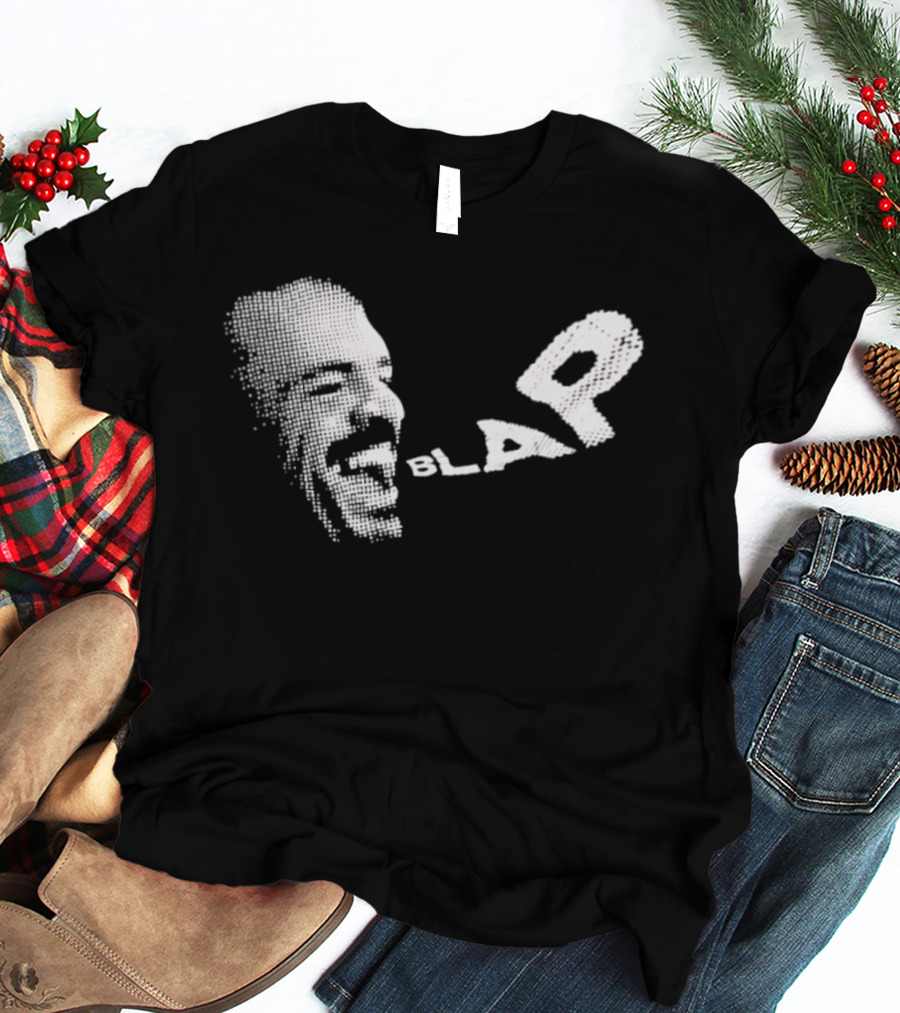 Blap Halftone Scream Expression Art Piece T-Shirt