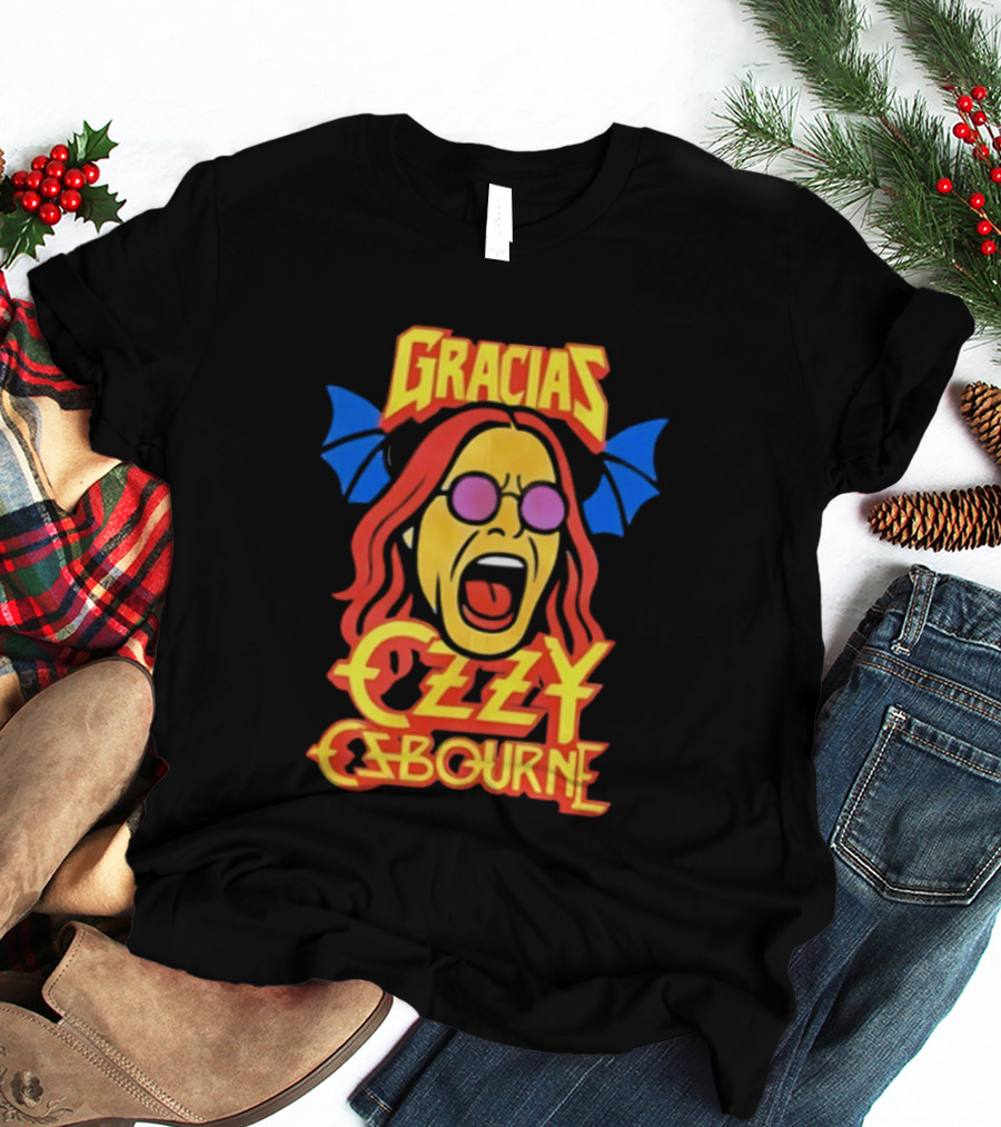 Gracias Ozzy Osbourne Colorful T-Shirt
