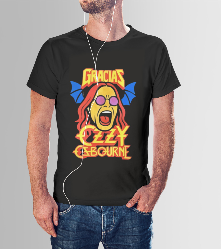 Gracias Ozzy Osbourne Colorful T-Shirt