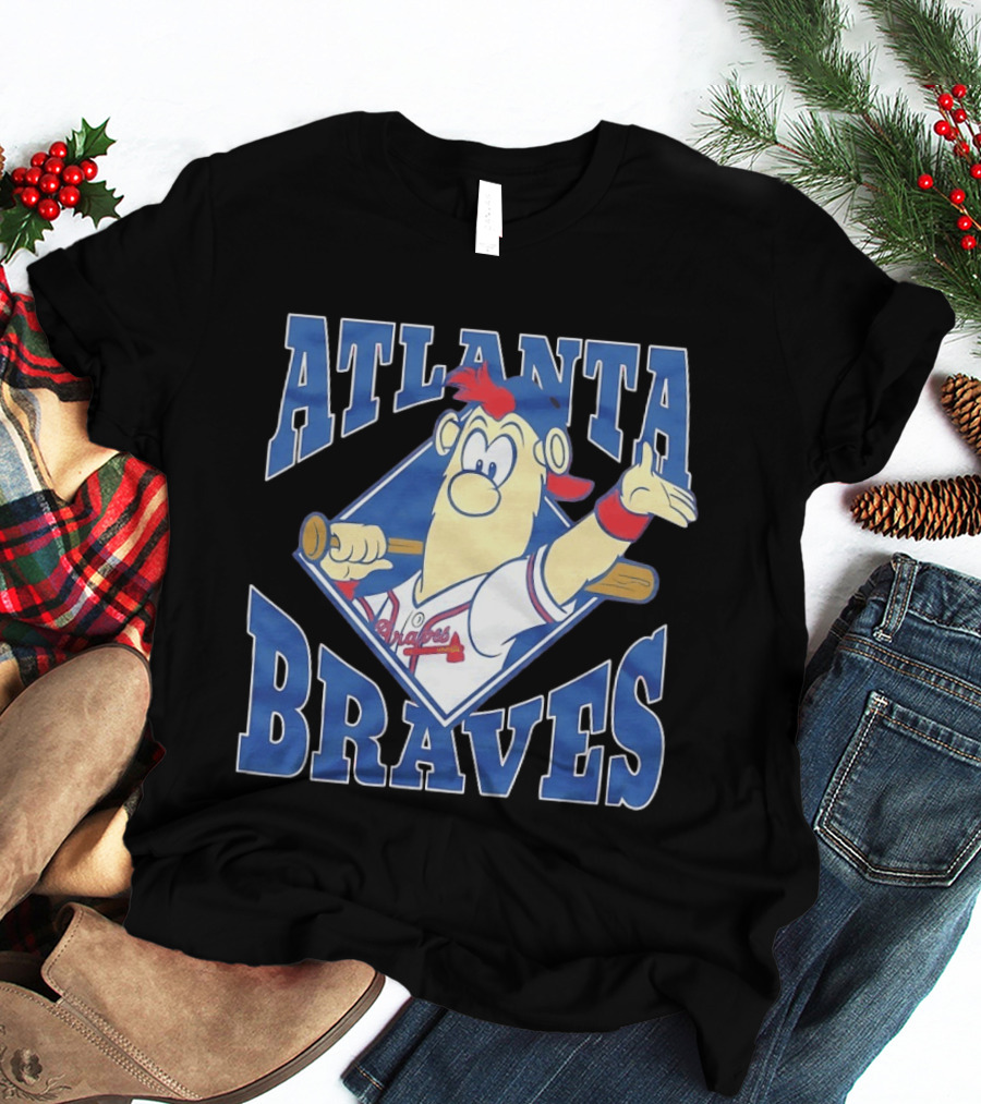 Atlanta Braves Blooper MLB Baseball T-Shirt