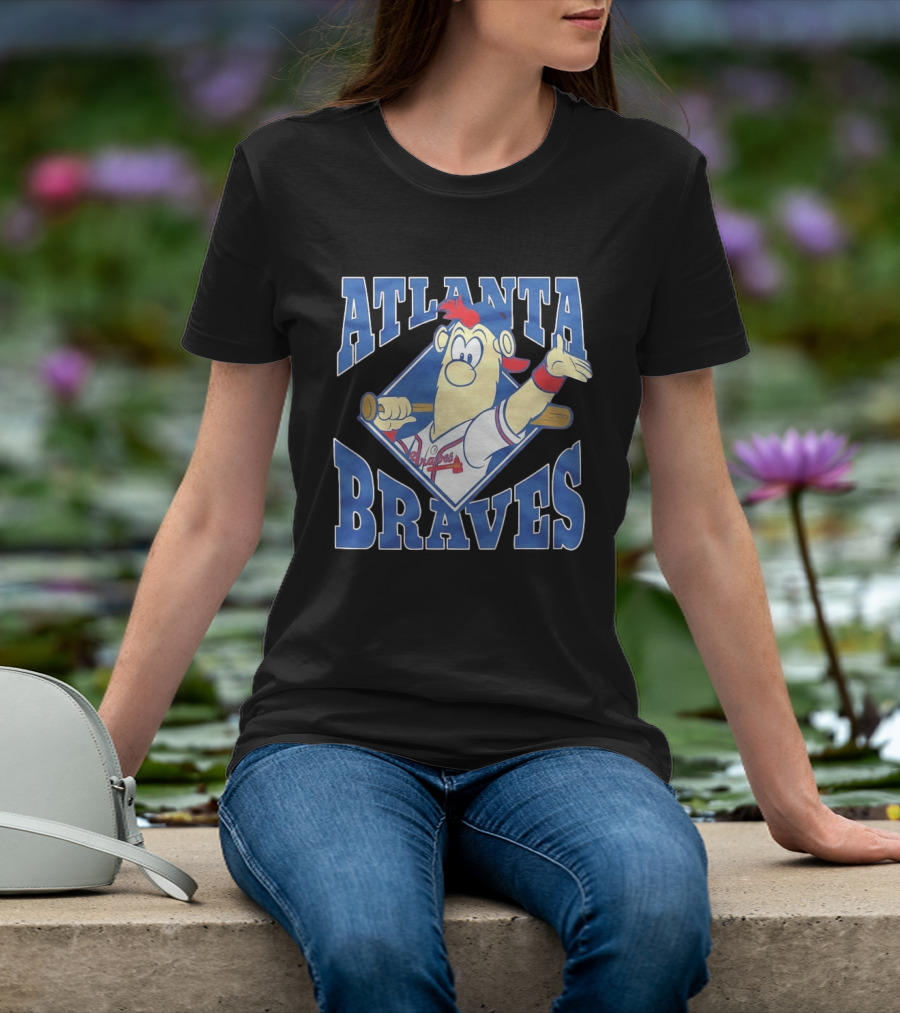 Atlanta Braves Blooper MLB Baseball T-Shirt