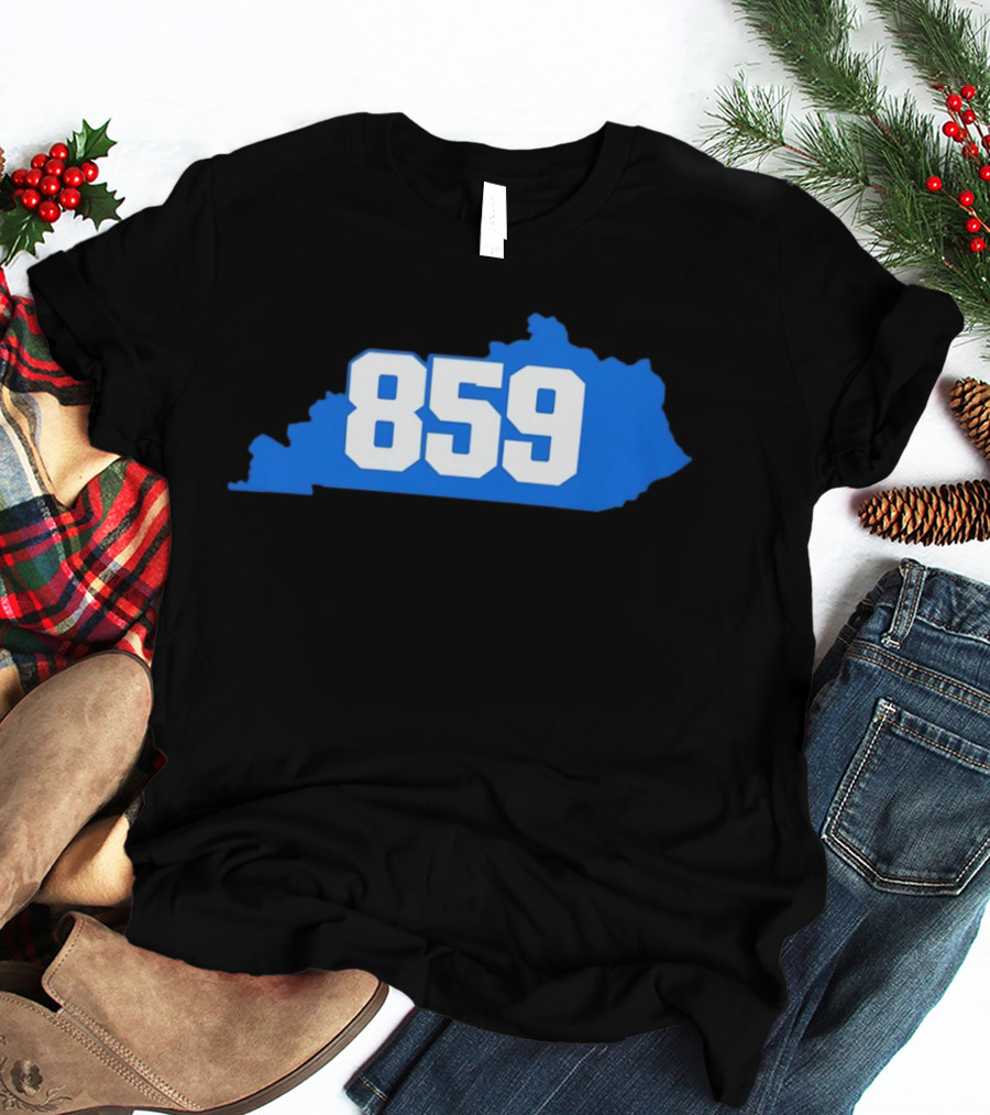 Kentucky Bluegrass Region 859 Area Code T-Shirt