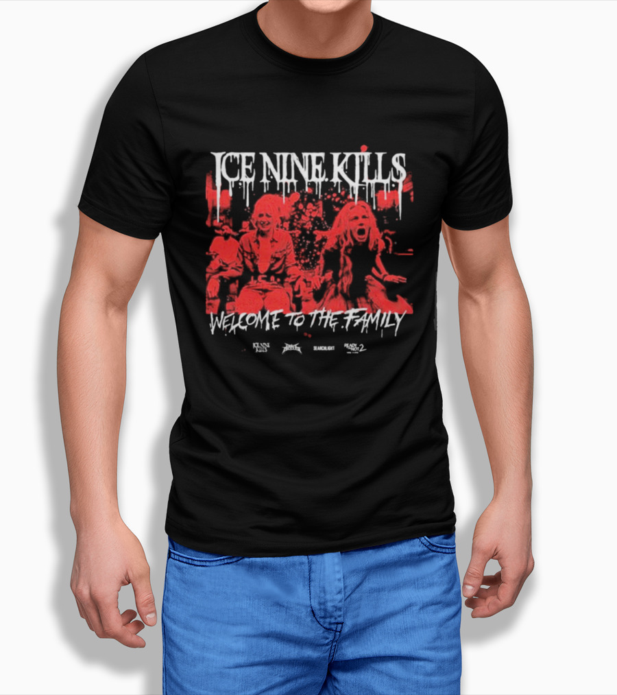 Ice Nine Kills Welcome To The Family Horror Scene T-Shirt