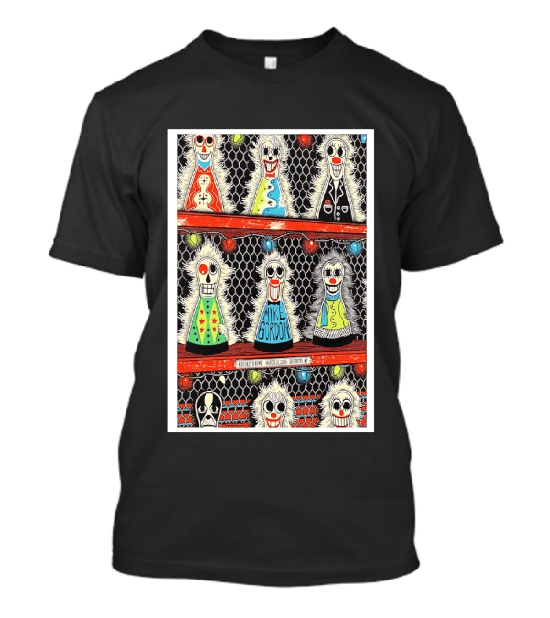 Mike Gordon March 26 2026 Brooklyn Bowl Furry Figures T-Shirt