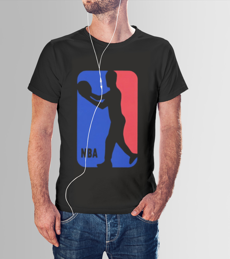 NBA Basketball Player Blue Red T-Shirt