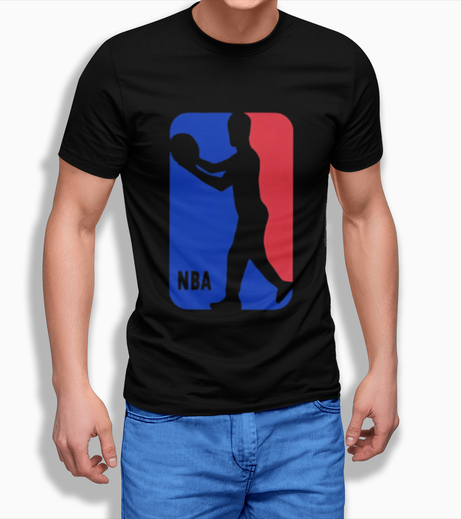 NBA Basketball Player Blue Red T-Shirt