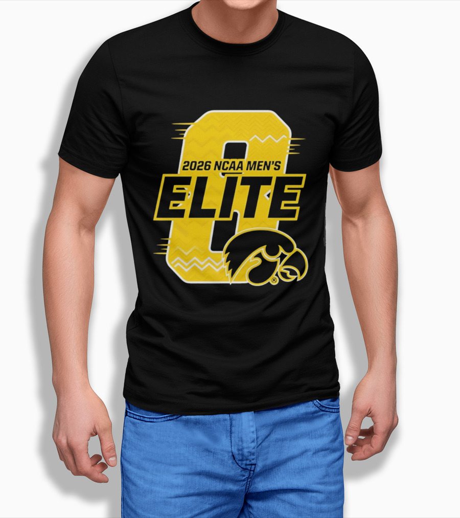 Iowa Hawkeyes 2026 NCAA Men's Elite 8 Basketball T-Shirt