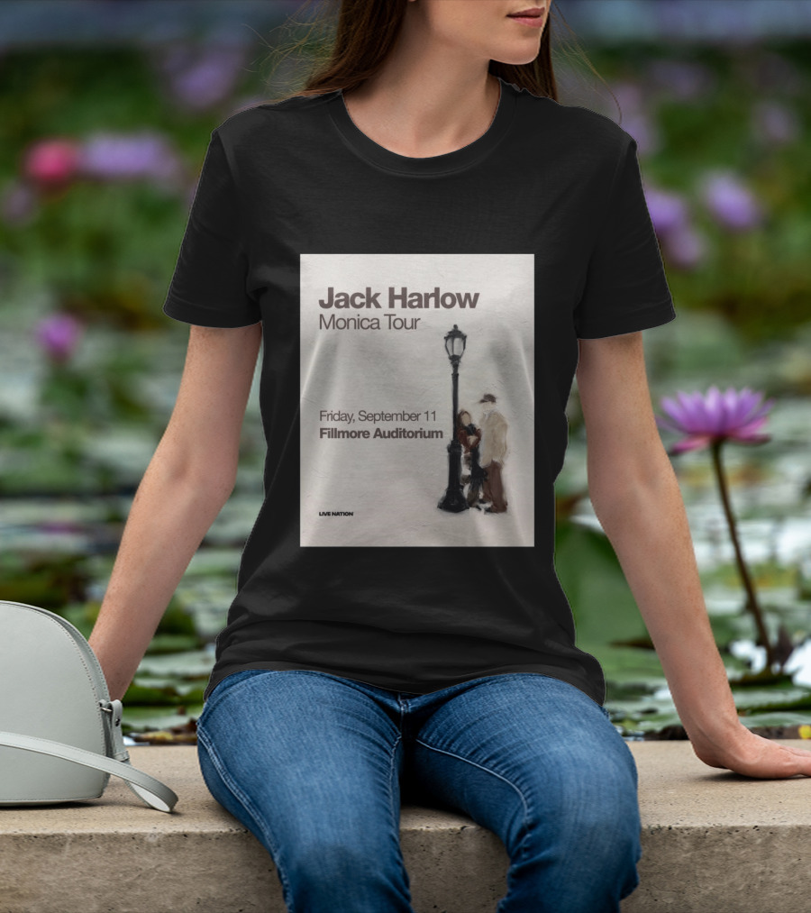 Jack Harlow Monica Tour Fillmore Auditorium Friday September 11 Live Nation T-Shirt