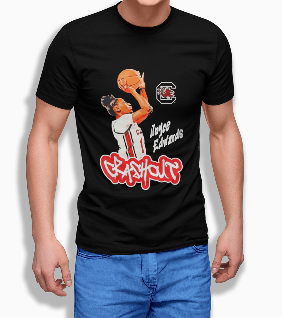 Joyce Edwards Crashout South Carolina Gamecocks Basketball T-Shirt