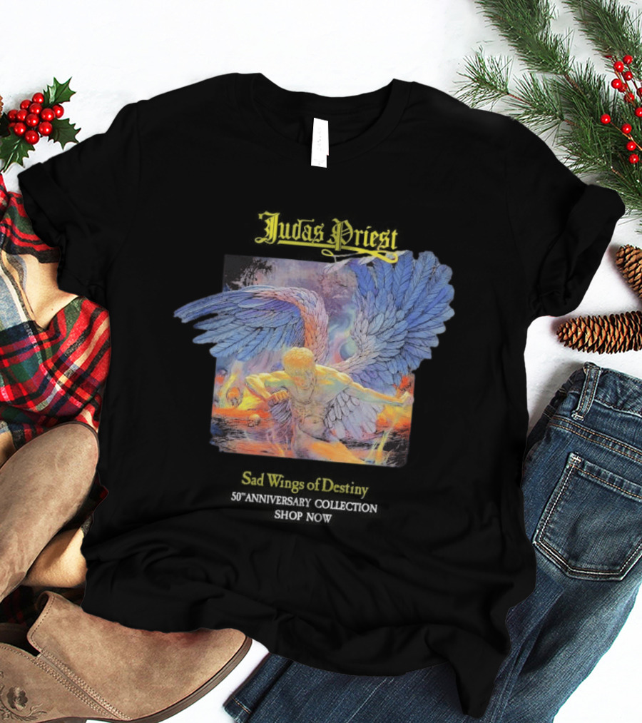 Judas Priest Sad Wings Of Destiny 50th Anniversary Collection T-Shirt